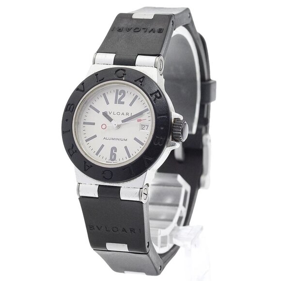 BVLGARI aluminum AL29TA Date Silver Dial Quartz Ladies Watch_892270 - Picture 1 of 7